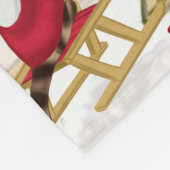 Chihuahua Dog Kerstmis Fleece Deken (Hoek)