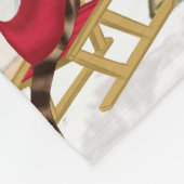 Chihuahua Dog Kerstmis Fleece Deken (Hoek)