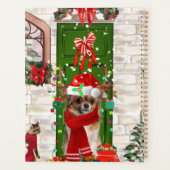 Chihuahua Dog Kerstmis Planner (Achterkant)