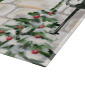 Chihuahua Dog Kerstmis Snijplank (Hoek)