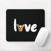 Chihuahua Dog Love For Valentine's Day Muismat (Met muis)