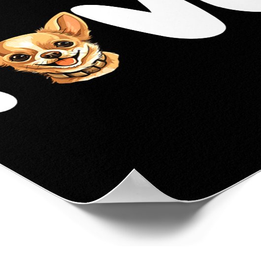 Chihuahua Dog Love For Valentine's Day Poster (Hoek)