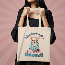 Chihuahua Dog-Lover Canvas tas