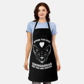 Chihuahua Dog Lover Schort (Gedragen)