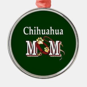 Chihuahua Dog Mam Gifts Metalen Ornament