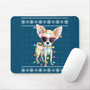 Chihuahua Dog Mam Vrouwen Kerstmis Ugly Sweater Muismat