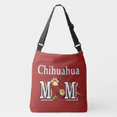 Chihuahua Dog Mama Crossbody Tas (Voorkant)