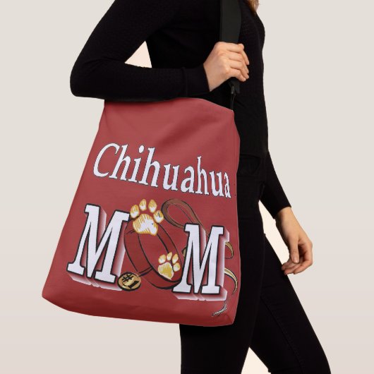 Chihuahua Dog Mama Crossbody Tas (Dichtbij)