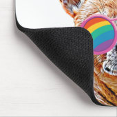 Chihuahua Dog met harten Valentijnsdag Throw Pi Muismat (Hoek)