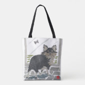 Chihuahua, Dog, Modern Tote Bag (Achterkant)