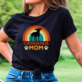  Chihuahua Dog Moeder Zonsondergang T-shirt
