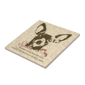 Chihuahua Dog My Sunshine Tegeltje (Zijkant)