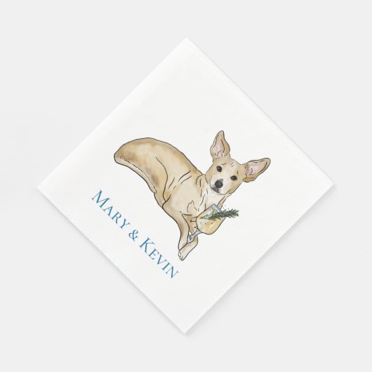 Chihuahua dog Napkins Servet (Hoek)