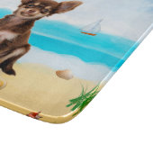 Chihuahua Dog op strand Snijplank (Hoek)