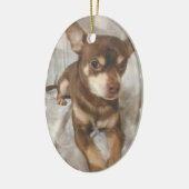 Chihuahua Dog Ornament (Links)