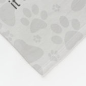 Chihuahua Dog Poem Fleece Deken (Hoek)