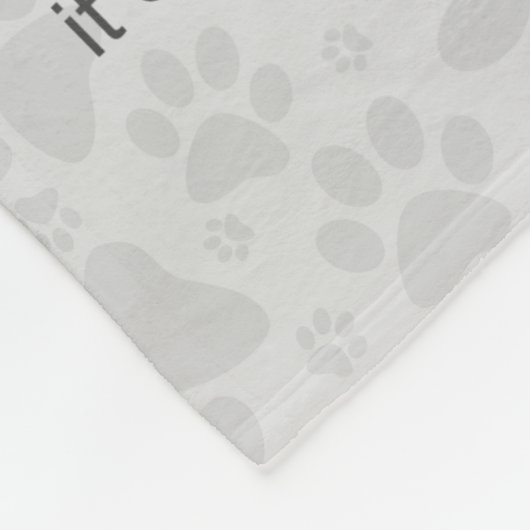 Chihuahua Dog Poem Fleece Deken (Hoek)