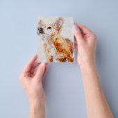Chihuahua Dog Portrait_Dog Lover Flyer (Hand)