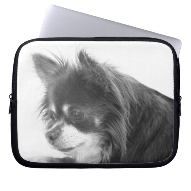 Chihuahua Dog Portrait Laptop Sleeve (Voorkant)