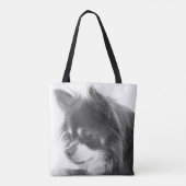 Chihuahua Dog Portrait Tote Bag (Achterkant)