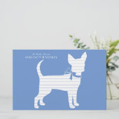 Chihuahua Dog Puppy Briefpapier (Staand voorkant)