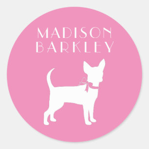 Chihuahua Dog Puppy Classic Round Sticker