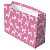 Chihuahua Dog Puppy Large Gift Bag Groot Cadeauzakje (Achterkant Gekanteld)