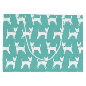 Chihuahua Dog Puppy Large Gift Bag Groot Cadeauzakje (Achterkant)