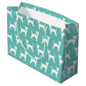 Chihuahua Dog Puppy Large Gift Bag Groot Cadeauzakje (Achterkant Gekanteld)