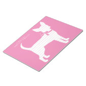 Chihuahua Dog Puppy Notepad Notitieblok (Schuin)