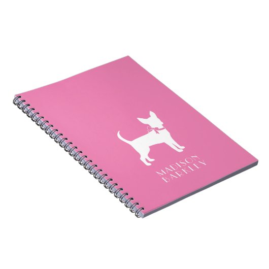 Chihuahua Dog Puppy Notitieboek (Rechterzijde)