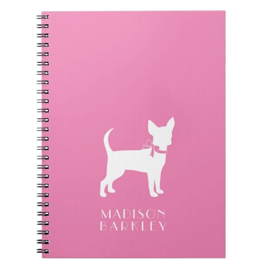 Chihuahua Dog Puppy Notitieboek (Voorkant)