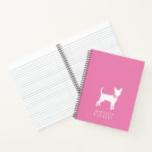 Chihuahua Dog Puppy Notitieboek (Binnen)