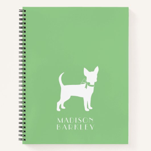 Chihuahua Dog Puppy Notitieboek (Voorkant)