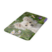 Chihuahua Dog Puppy Photo Cute long-haire Badmat (Gekanteld)