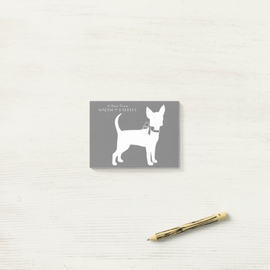 Chihuahua Dog Puppy Post-it Notes (Op bureau)