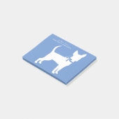 Chihuahua Dog Puppy Post-it® Notes (Schuin)