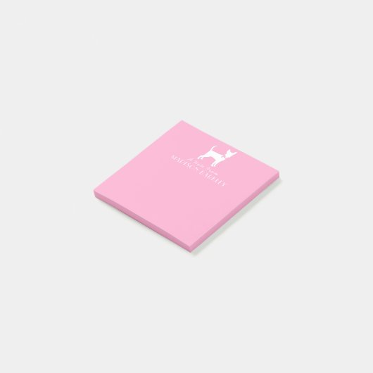 Chihuahua Dog Puppy Post-it Notes (Schuin)