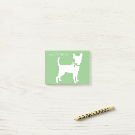 Chihuahua Dog Puppy Post-it Notes (Op bureau)