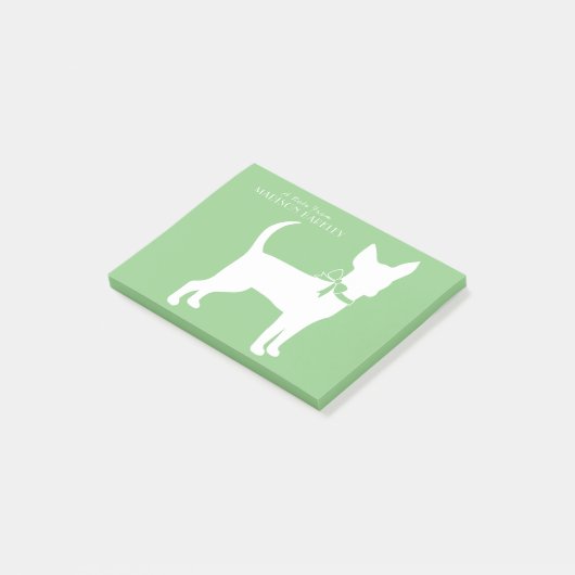 Chihuahua Dog Puppy Post-it Notes (Schuin)