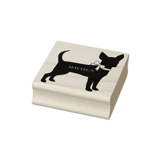 Chihuahua Dog Puppy Rubberstempel (Stempel)