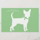 Chihuahua Dog Puppy Stationery Briefpapier (Voorkant)