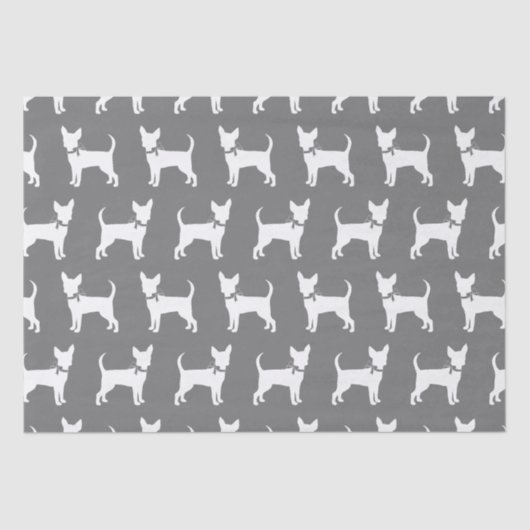 Chihuahua Dog Puppy Tissue Paper Tissuepapier (Voorkant)