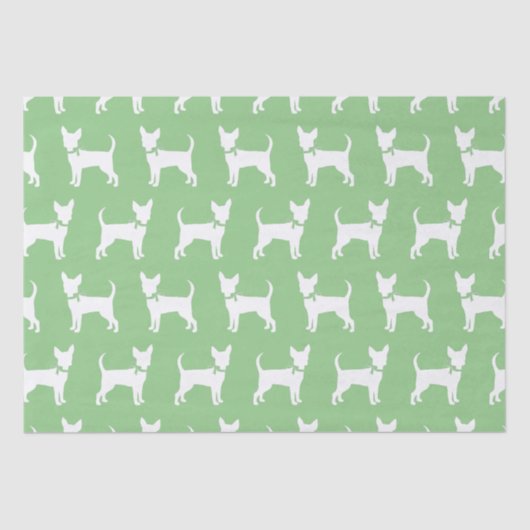 Chihuahua Dog Puppy Tissue Paper Tissuepapier (Voorkant)