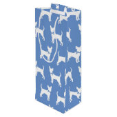 Chihuahua Dog Puppy Wijn Cadeautas (Achterkant Gekanteld)