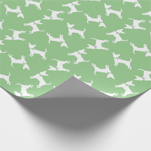 Chihuahua Dog Puppy Wrapping Paper Cadeaupapier (Hoek)