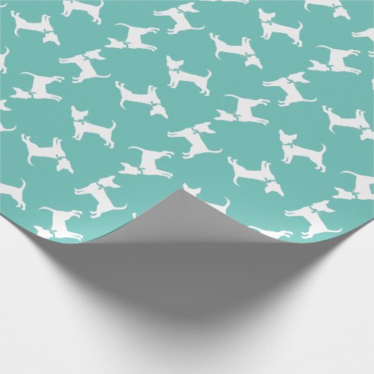 Chihuahua Dog Puppy Wrapping Paper Cadeaupapier (Hoek)