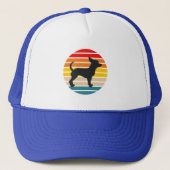 Chihuahua Dog Retro Sunset Trucker Pet (Voorkant)