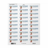 Chihuahua Dog Return Address Labels (Full Sheet)