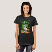 Chihuahua Dog Shamrock St Patricks Day Dog Irish G T-shirt (Voorkant volledig)